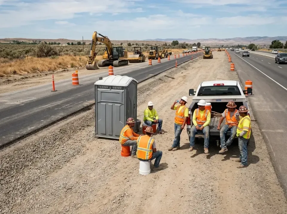 highway-road-construction-crew-007 — frequently asked questions, Porta Potty and Restroom Rentals in Spencer, WV